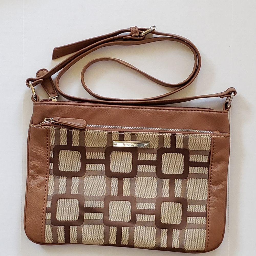 Nine West Brown Crossbody Bag